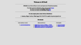 What Setool.net website looked like in 2022 (1 year ago)