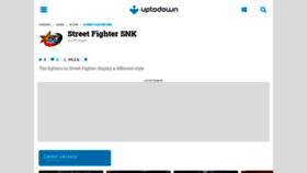 What Street-fighter-snk.en.uptodown.com website looked like in 2022 (1 year ago)