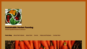 What Sustainablemarketfarming.com website looked like in 2022 (1 year ago)