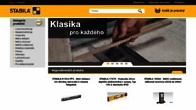What Stabila.cz website looked like in 2022 (1 year ago)