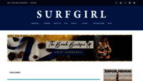 What Surfgirlmag.com website looked like in 2022 (1 year ago)