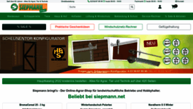 What Siepmann.net website looked like in 2022 (3 years ago)