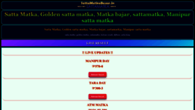 What Sattamatkabazar.in website looked like in 2022 (1 year ago)