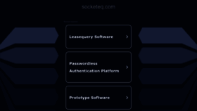 What Socketeq.com website looked like in 2022 (1 year ago)