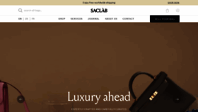 What Saclab.com website looked like in 2022 (1 year ago)