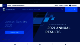 What Stanbicbank.co.bw website looked like in 2022 (1 year ago)