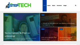What Step-tech.pl website looked like in 2022 (1 year ago)