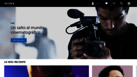 What Sony.com.pe website looked like in 2022 (3 years ago)
