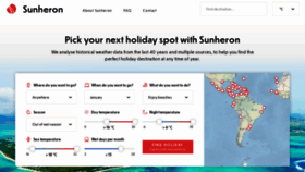 What Sunheron.com website looked like in 2022 (1 year ago)