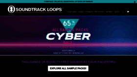 What Soundtrackloops.com website looked like in 2022 (1 year ago)