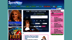 What Spiritnow.com website looked like in 2022 (1 year ago)