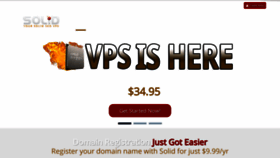What Solidseovps.com website looked like in 2022 (1 year ago)