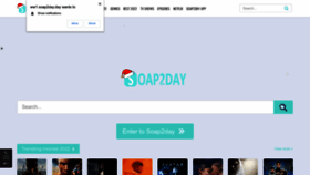 What Soap2day.day website looked like in 2022 (1 year ago)