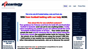 What Soccerlotto.com website looked like in 2022 (1 year ago)