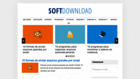 What Softdownload.com.br website looked like in 2022 (1 year ago)
