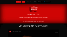 What Superecran.com website looked like in 2022 (1 year ago)