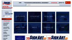 What Signartetc.com website looked like in 2022 (1 year ago)