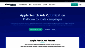 What Searchads.com website looked like in 2022 (1 year ago)