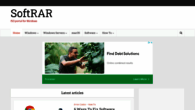 What Softrar.com website looked like in 2022 (1 year ago)