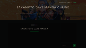 What Sakamoto-days.com website looked like in 2022 (1 year ago)