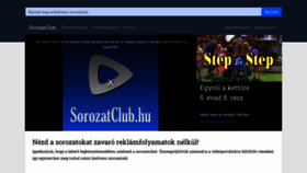 What Sorozatclub.hu website looked like in 2022 (1 year ago)