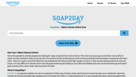 What Soap2dayfree.com website looked like in 2022 (1 year ago)
