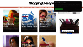 What Shoppinglifestyle.com website looked like in 2022 (1 year ago)