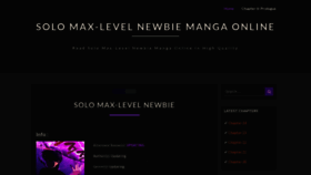 What Solomaxlevelnewbie.com website looked like in 2022 (1 year ago)