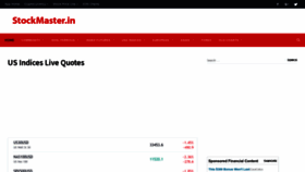 What Stockmaster.in website looked like in 2022 (1 year ago)