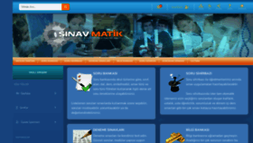 What Sinavmatik.net website looked like in 2022 (1 year ago)