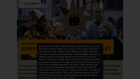 What Sternsinger.org website looked like in 2022 (2 years ago)