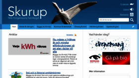 What Skurup.se website looked like in 2022 (1 year ago)