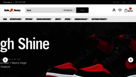 What Soleyeezy.cn website looked like in 2022 (1 year ago)