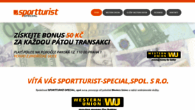 What Sportturistspecial.cz website looked like in 2022 (1 year ago)