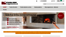 What Stavba-krbu-svojpomocne.sk website looked like in 2022 (1 year ago)