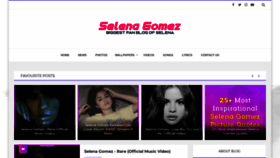 What Selenagomez.co.in website looked like in 2022 (1 year ago)