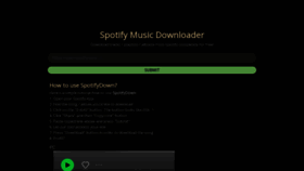 What Spotifydown.com website looked like in 2022 (1 year ago)
