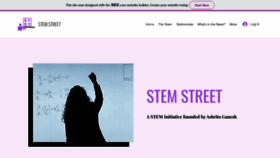 What Stemstreet.org website looked like in 2022 (1 year ago)