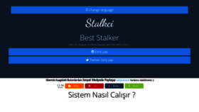 What Stalkci.org website looked like in 2022 (1 year ago)