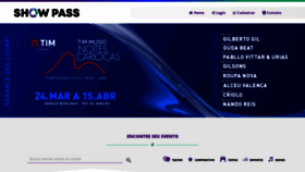 What Showpass.com.br website looked like in 2022 (1 year ago)