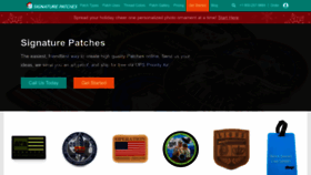 What Signaturepatches.com website looked like in 2022 (1 year ago)