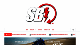 What Sportbikesincmag.com website looked like in 2022 (1 year ago)