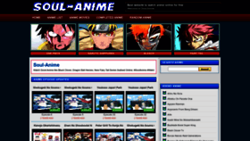 What Soul-anime.us website looked like in 2022 (2 years ago)