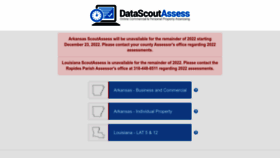 What Scoutassess.com website looked like in 2022 (1 year ago)