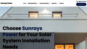 What Sunrayspower.com.au website looked like in 2022 (1 year ago)