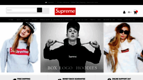 What Supremeclothings.com website looked like in 2022 (1 year ago)