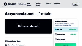 What Satyananda.net website looked like in 2022 (1 year ago)