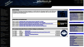 What Saitenforum.de website looked like in 2022 (1 year ago)