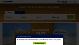 What Sunmaster.co.uk website looked like in 2022 (1 year ago)
