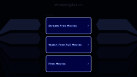 What Streamingdivx.ch website looked like in 2022 (1 year ago)